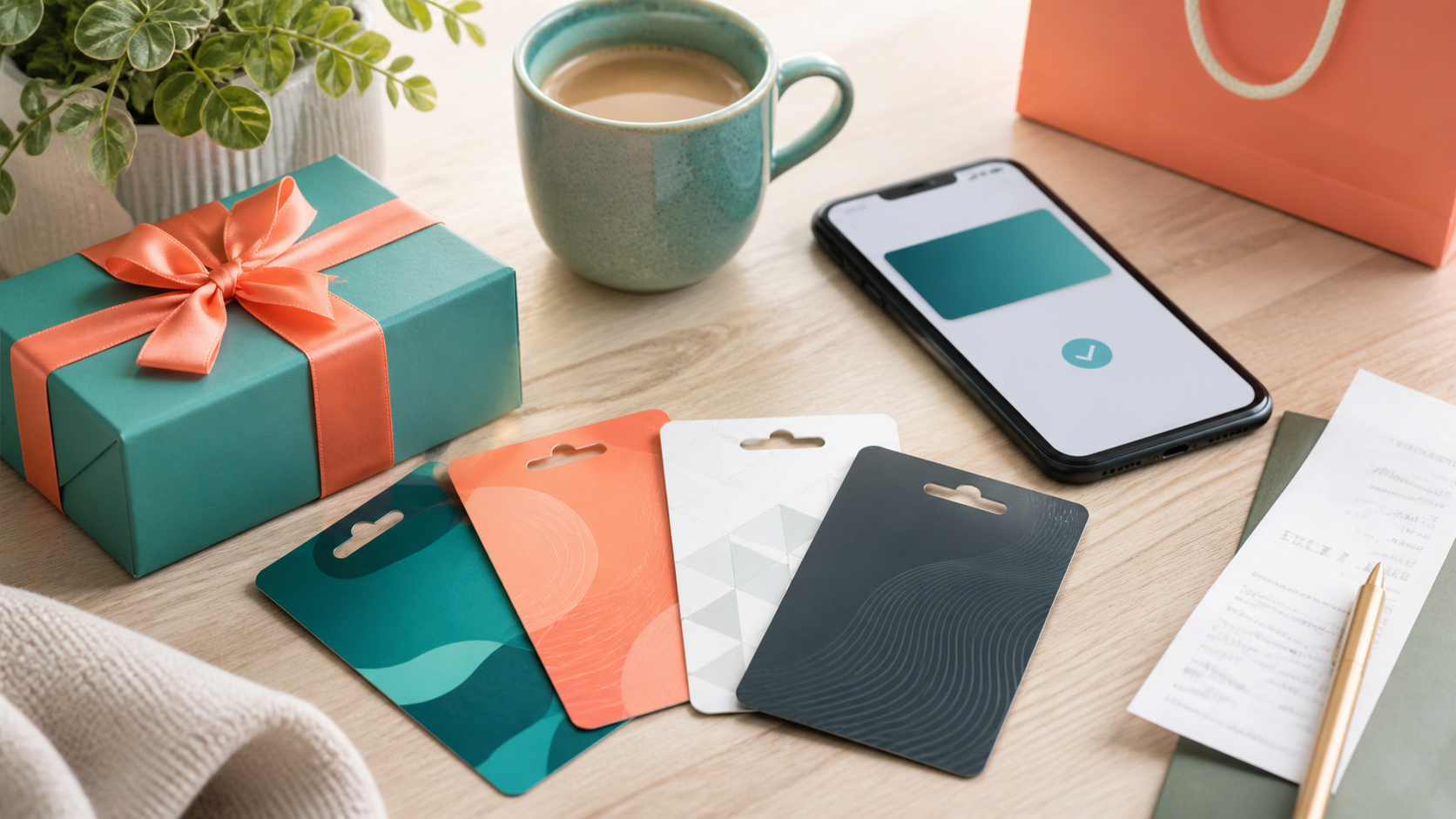 Physical and digital gift cards used for flexible gifting