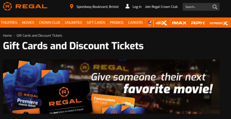 How To Check Regal Cinemas Gift Card Balance - Quick 3 Ways