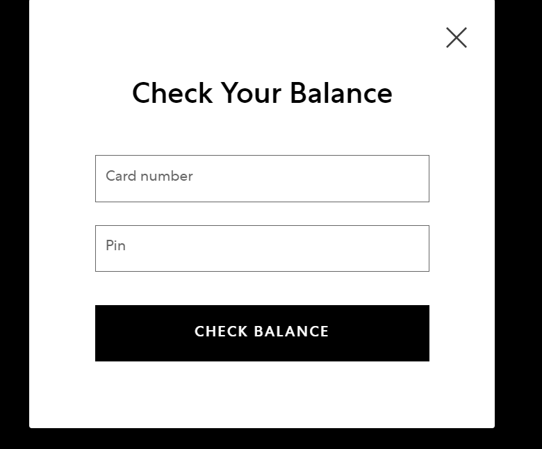 Checking Saks Gift Card Balance on Website
