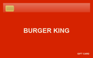 Burger King Gift Card