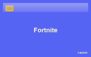 Fortnite V-Bucks Card