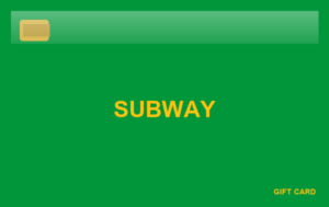 Subway Gift Card